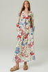 SAIA MID LINHO ESTAMPADA FLORAL